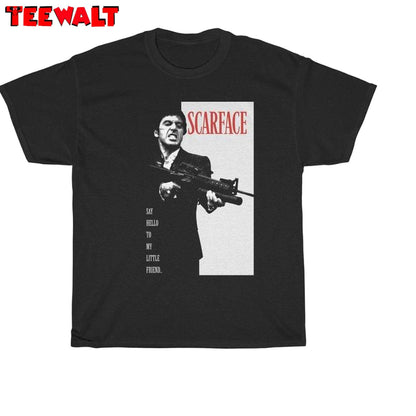 Comfort Scarface Shirt, Retro Action Gangster Movie Long Sleeve T Shirt