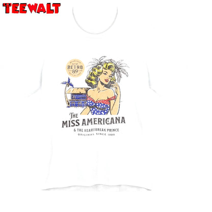 Limited Miss Americana Shirt, Eras Tour Merch Lover Swiftie Long Sleeve Tee Tops