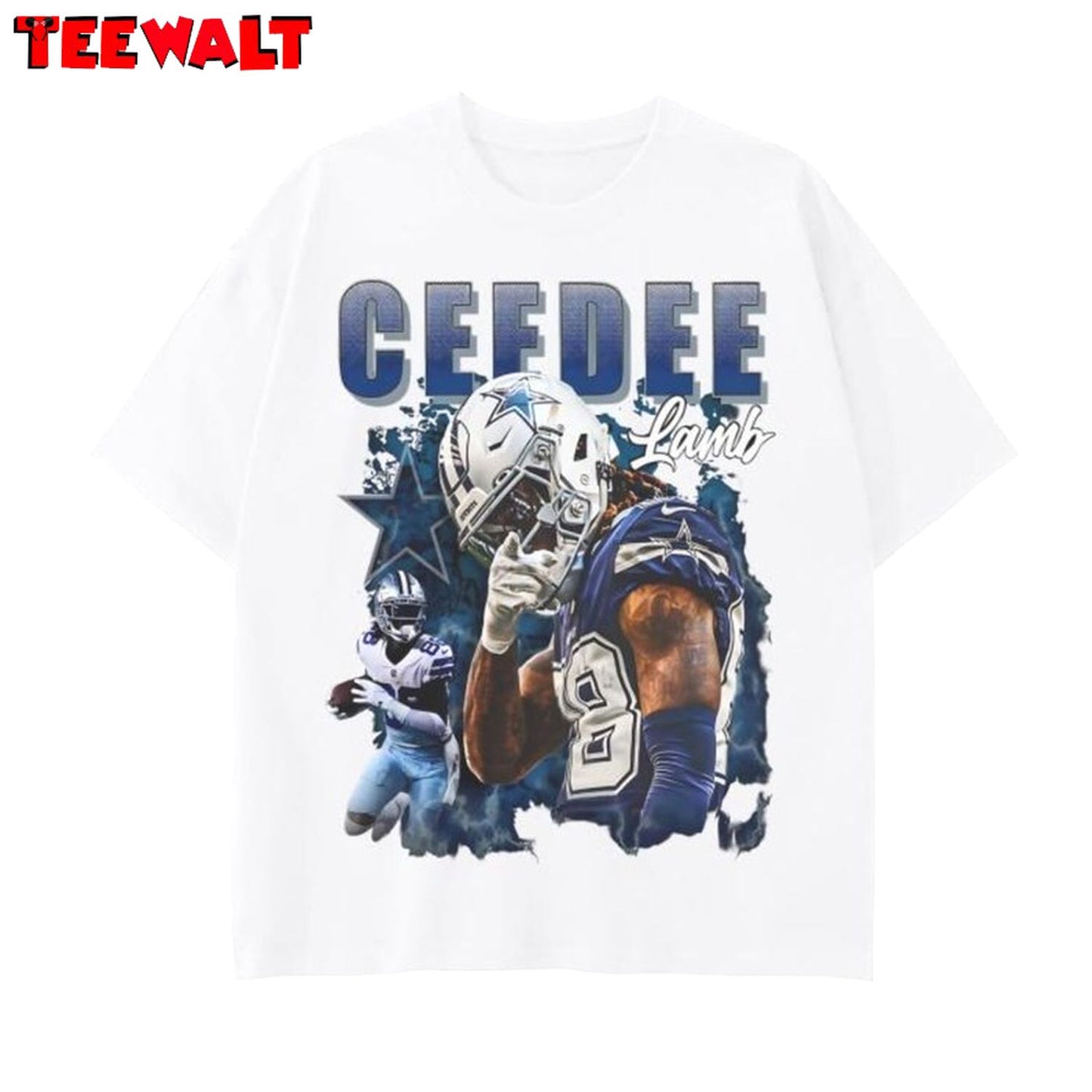 Ceedee Lamb Dallas Cowboys T Shirt, Football Star Tee