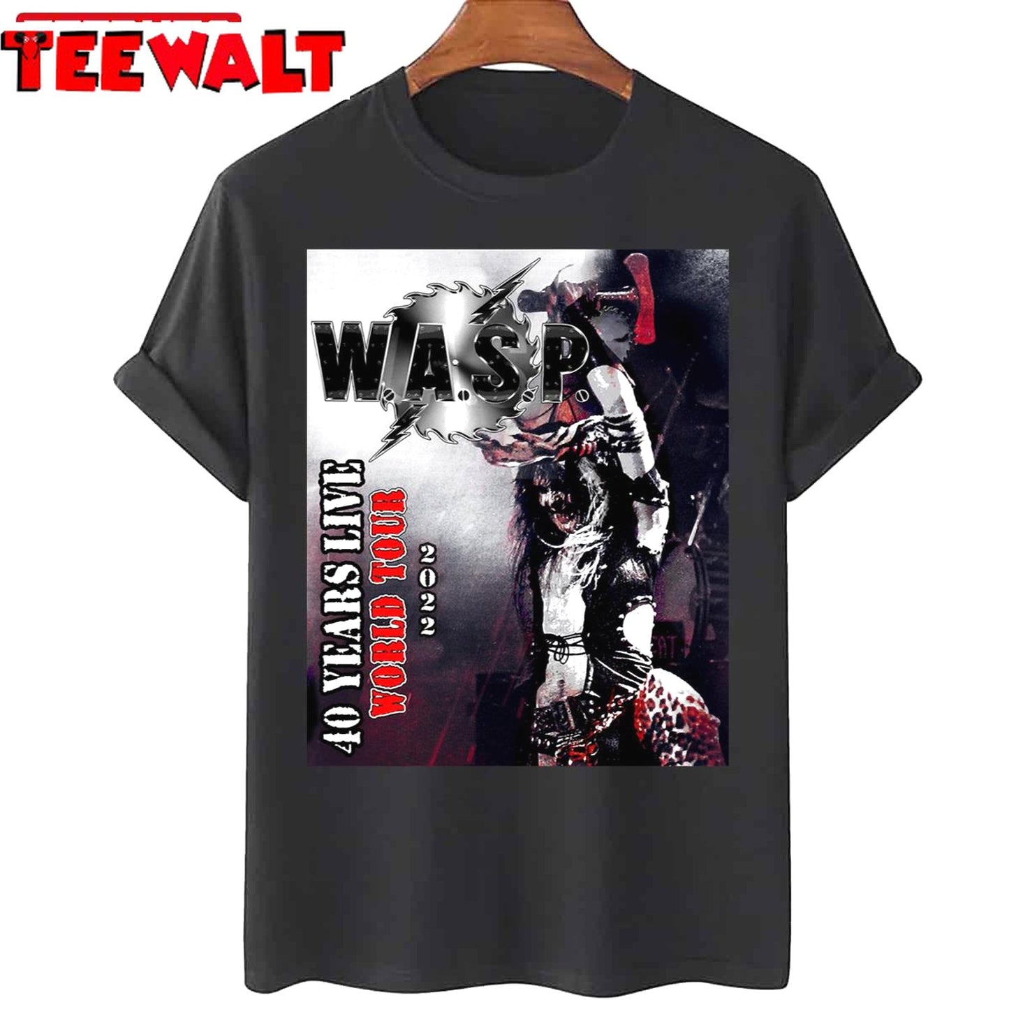 Wasp 40 Years Tour 2022 Masokt Unisex T-Shirt