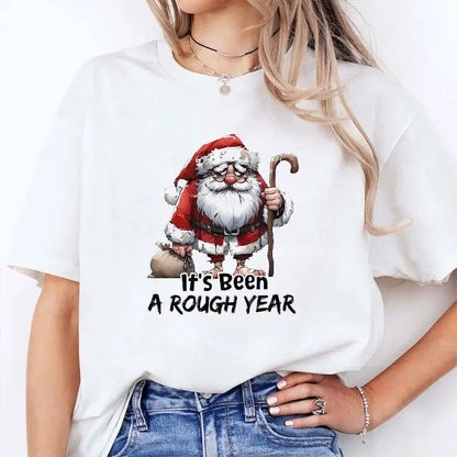 Santa Claus It's Been A Rough Year T Shirt