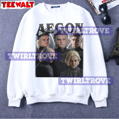 Aegon Targaryen Must Have Shirt, New Rare Crewneck Long Sleeve For Men Women