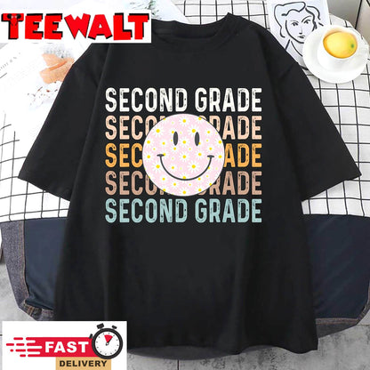 Second Grade Vintage Retro 2nd Grade Back To School Teacher T-Shirt