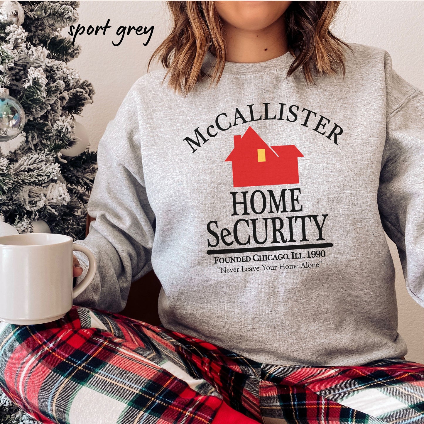 Home Alone Sweatshirt - Mccallister Home Security Christmas