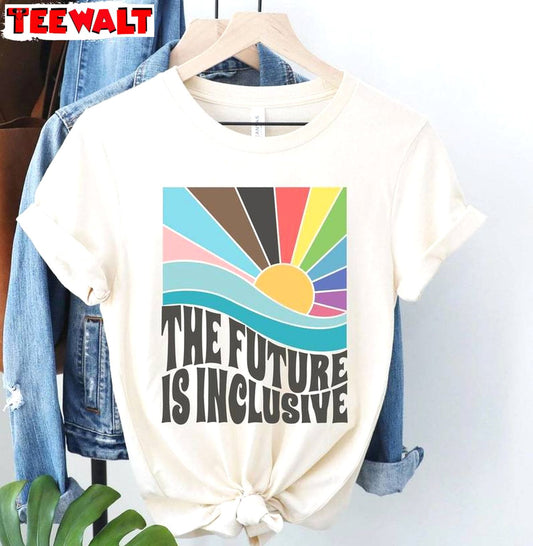 Progress Pride Short Sleeve , New Rare The Future Is Inclusive