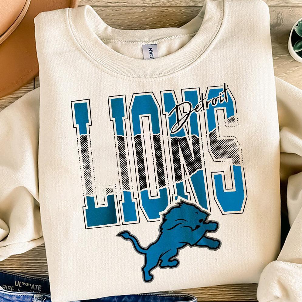 Vintage Detroit Lions Football Sweatshirt - Perfect For Fans