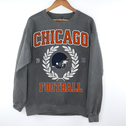 Chicago Football Sweatshirt Bear Crewneck Retro Caleb Williams Gift