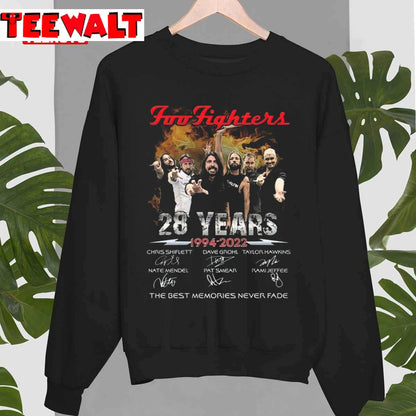 Foo Fighters 28 Years 1994 2022 Thank You For The Memories Rip Taylor Hawkins Unisex T-Shirt