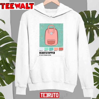 Heartstopper Logo Pink Bag Minimalist Unisex Sweatshirt