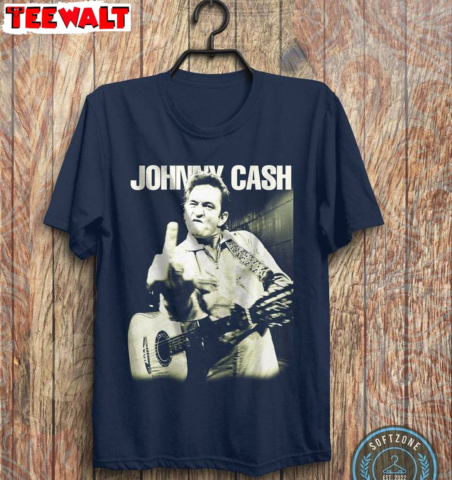 Johnny Cash Must Have Shirt, Comfort Middle Finger Concert T