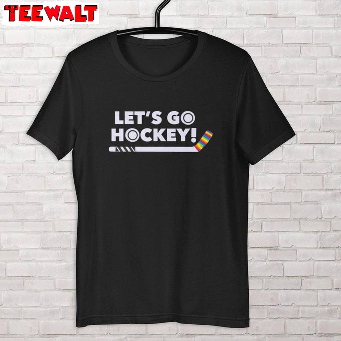 Limited Let's Go Hockey Sweatshirt , Pride Inspirational Unisex Hoodie Short Sleeve