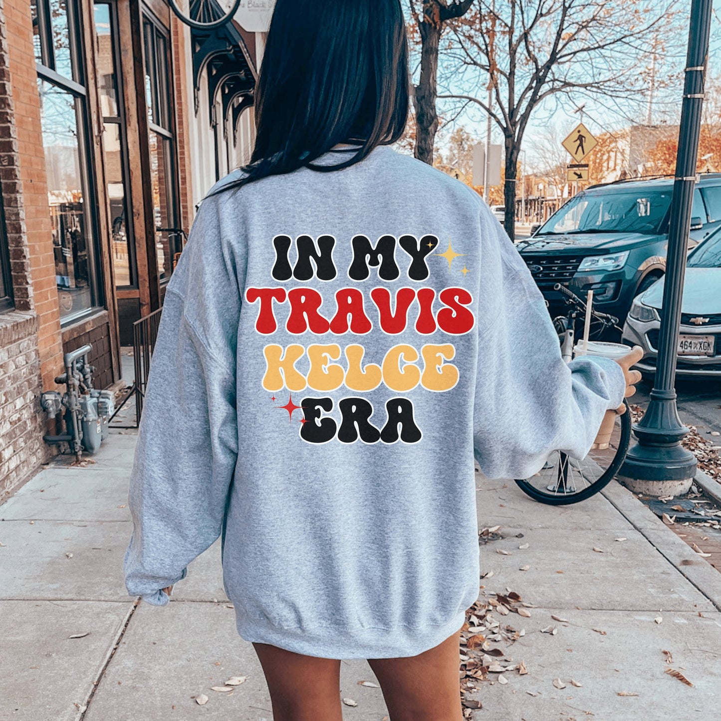 Travis Kelce Football Crewneck Sweatshirt - Perfect Gift For Fans Of Kc