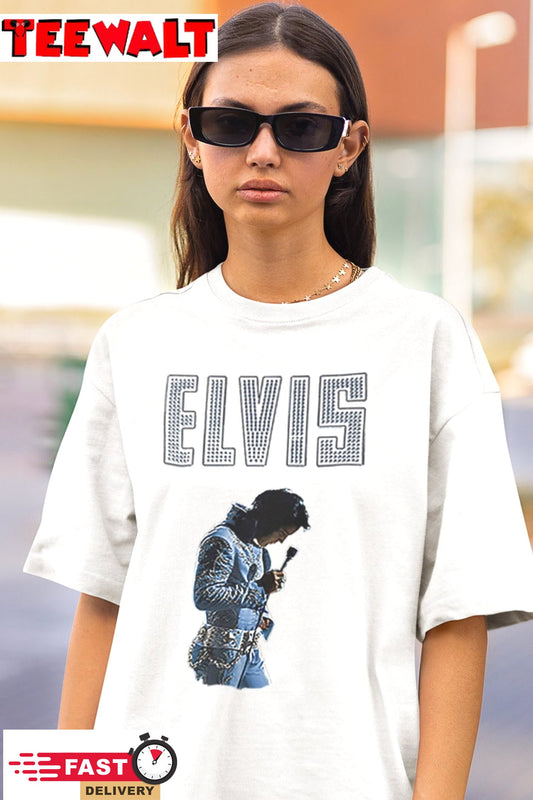 Elvis Presley Vintage Shades Elvis Presley 90s Music Sweatshirt