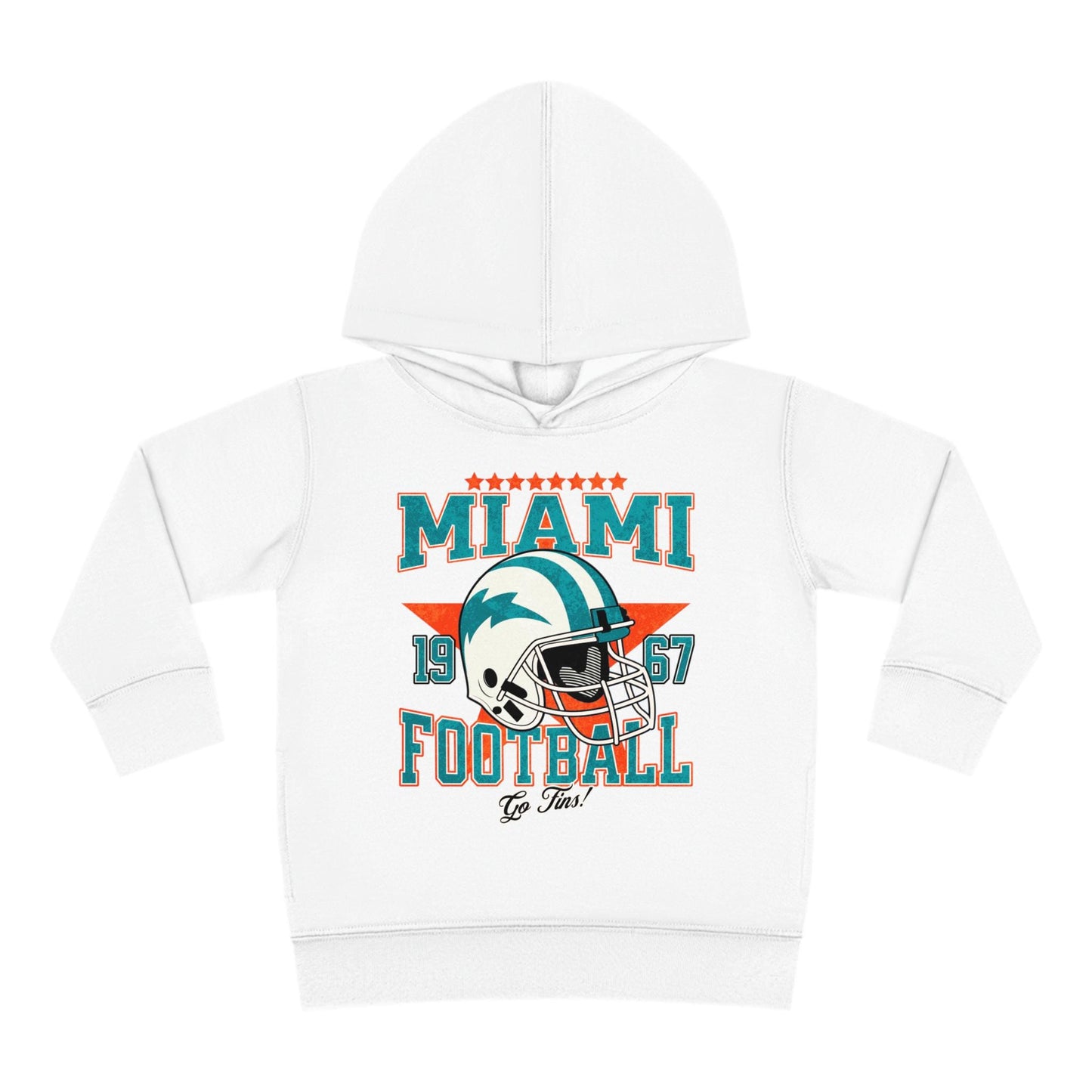 Miami Football Toddler Sweatshirt - Retro Game Day Apparel For Kids