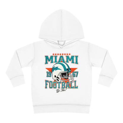 Miami Football Toddler Sweatshirt - Retro Game Day Apparel For Kids