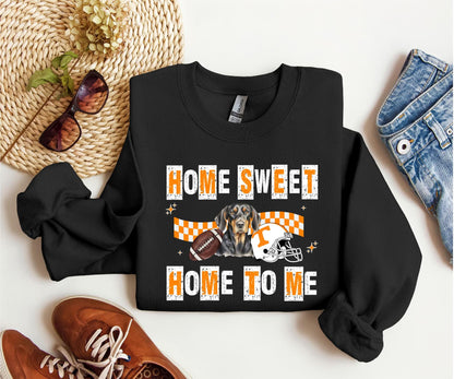 Smokey Orange And White Checkerboard Tennessee Football Tee