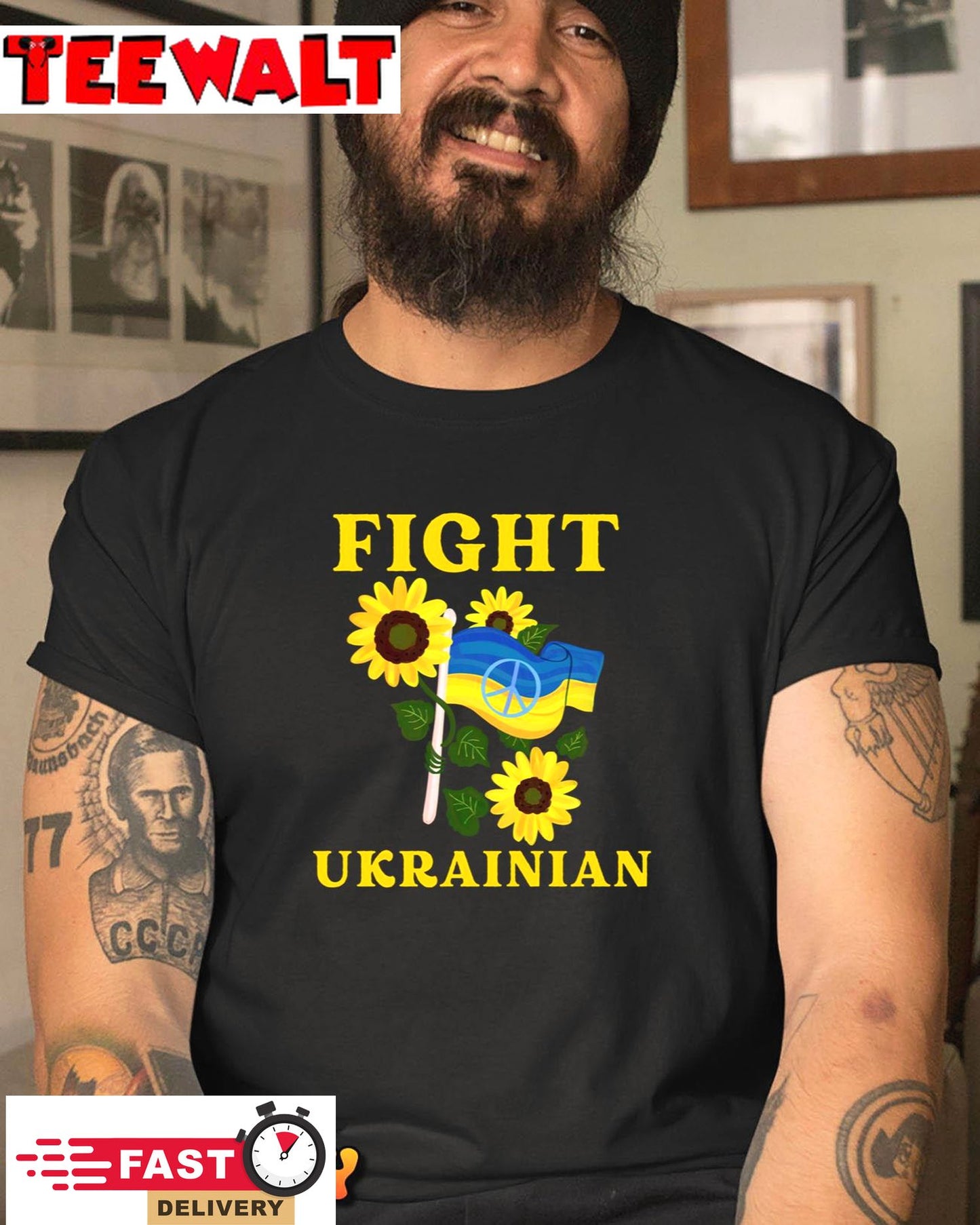 Top No War Fight Like Ukrainian Support Ukraine Unisex T-Shirt