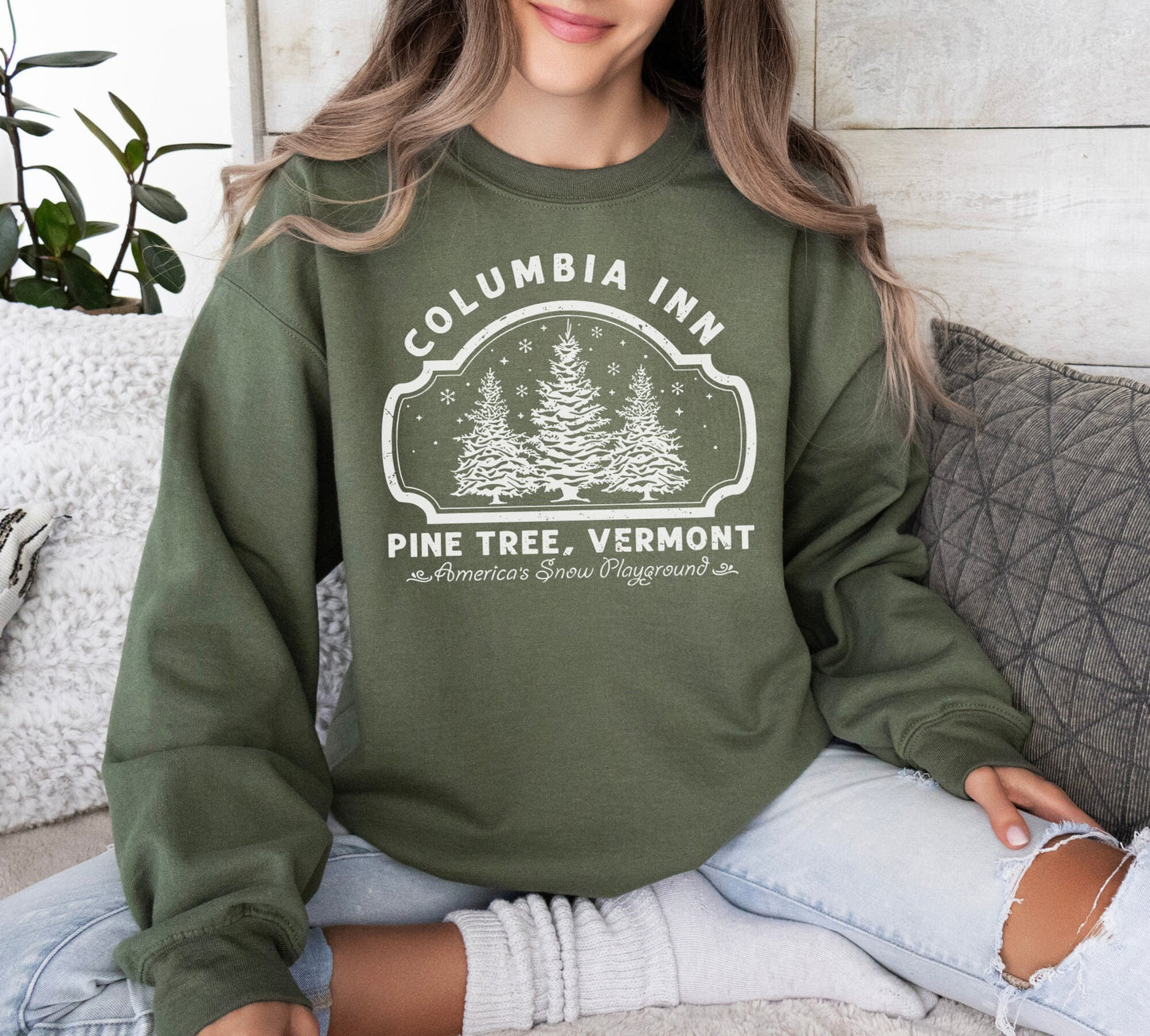 Columbia Inn Vermont Christmas Sweatshirt