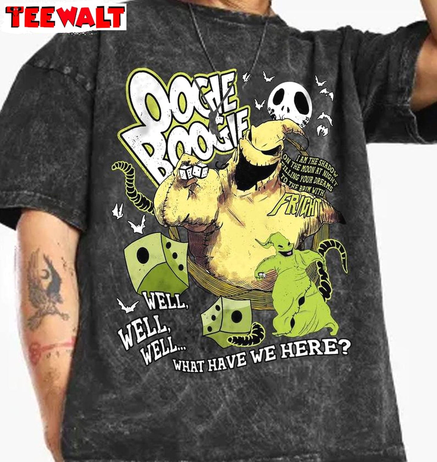 Cool Design Spooky Season Unisex T Shirt , New Rare Oogie Boogie