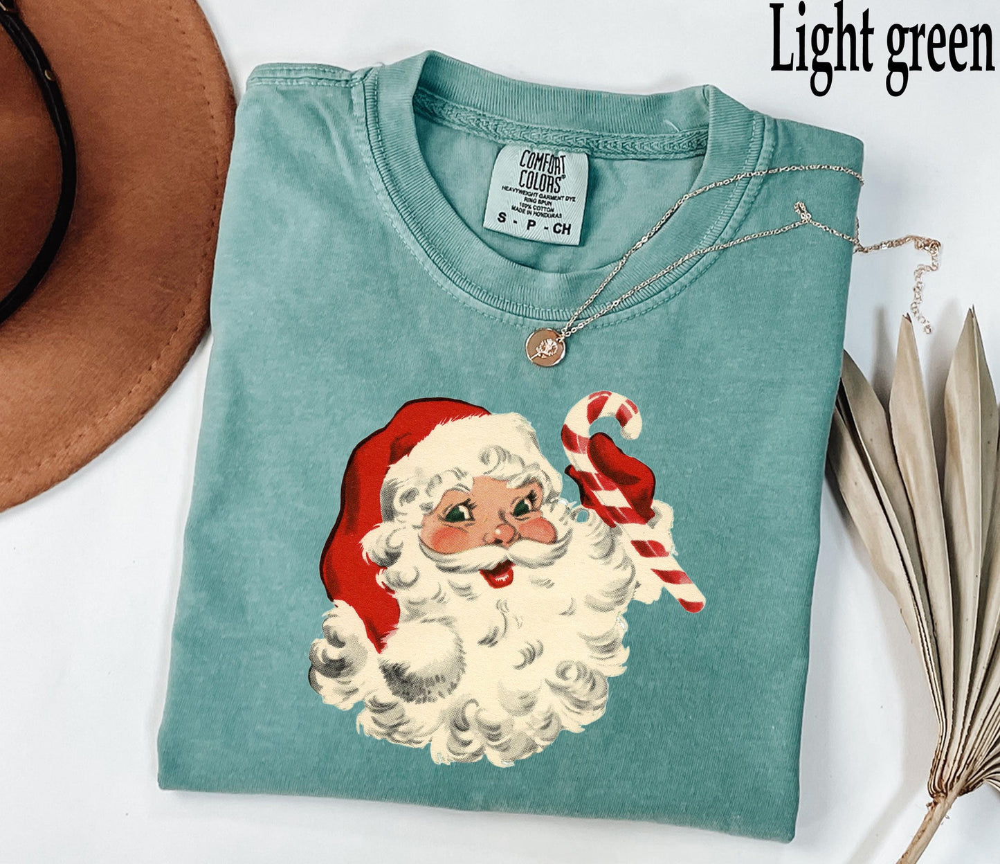 Retro Santa Christmas Holiday Tee