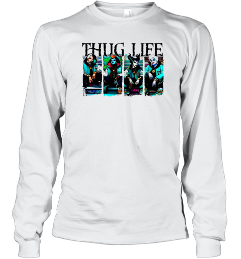 Halloween Villains Thug Life Friends Horror Characters T-Shirt