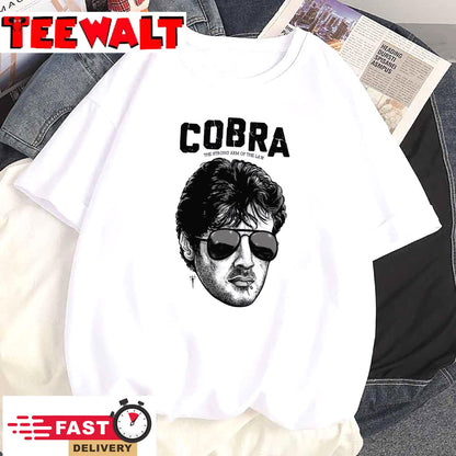 Sylvester Stallone Cobra Wearing Glasses Design Unisex T-shirt