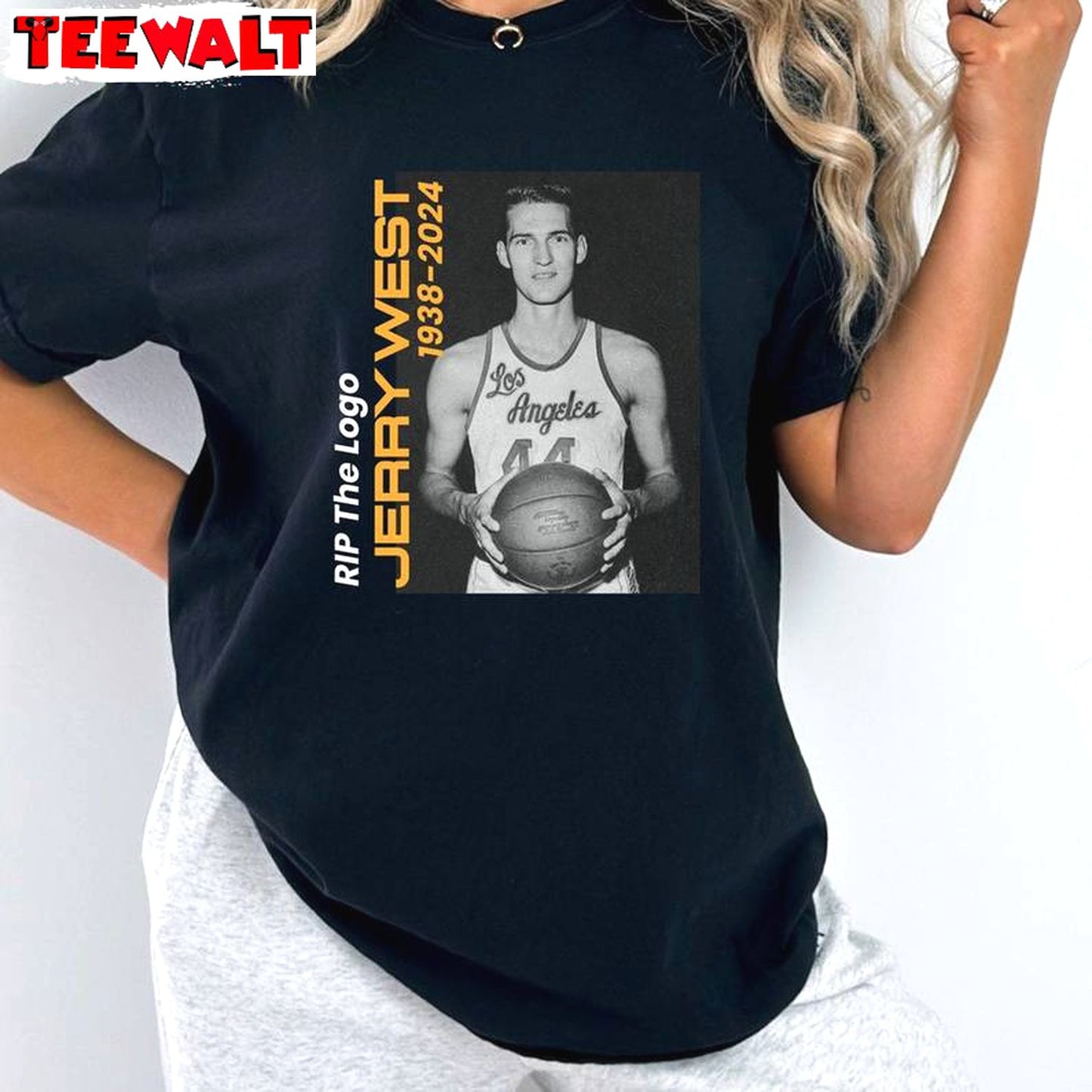 Rip The Logo Jerry West Unisex Hoodie, Must Have Jerry West