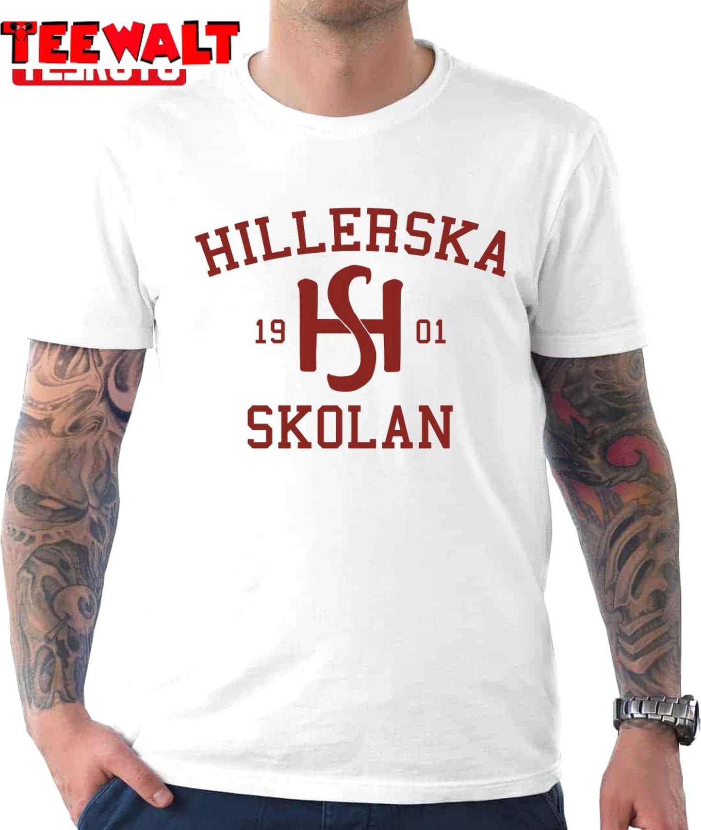 Hillerska Skolan 1901 Wilhelmon Wilsimon Samuel Astor Unisex T-Shirt