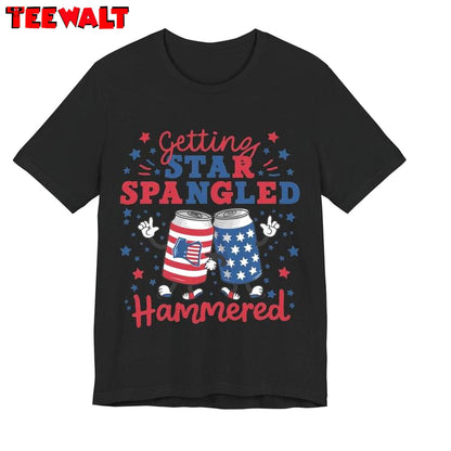 Independence Day Sweatshirt , Comfort Getting Star Spangled Hammered Shirt Tank Top