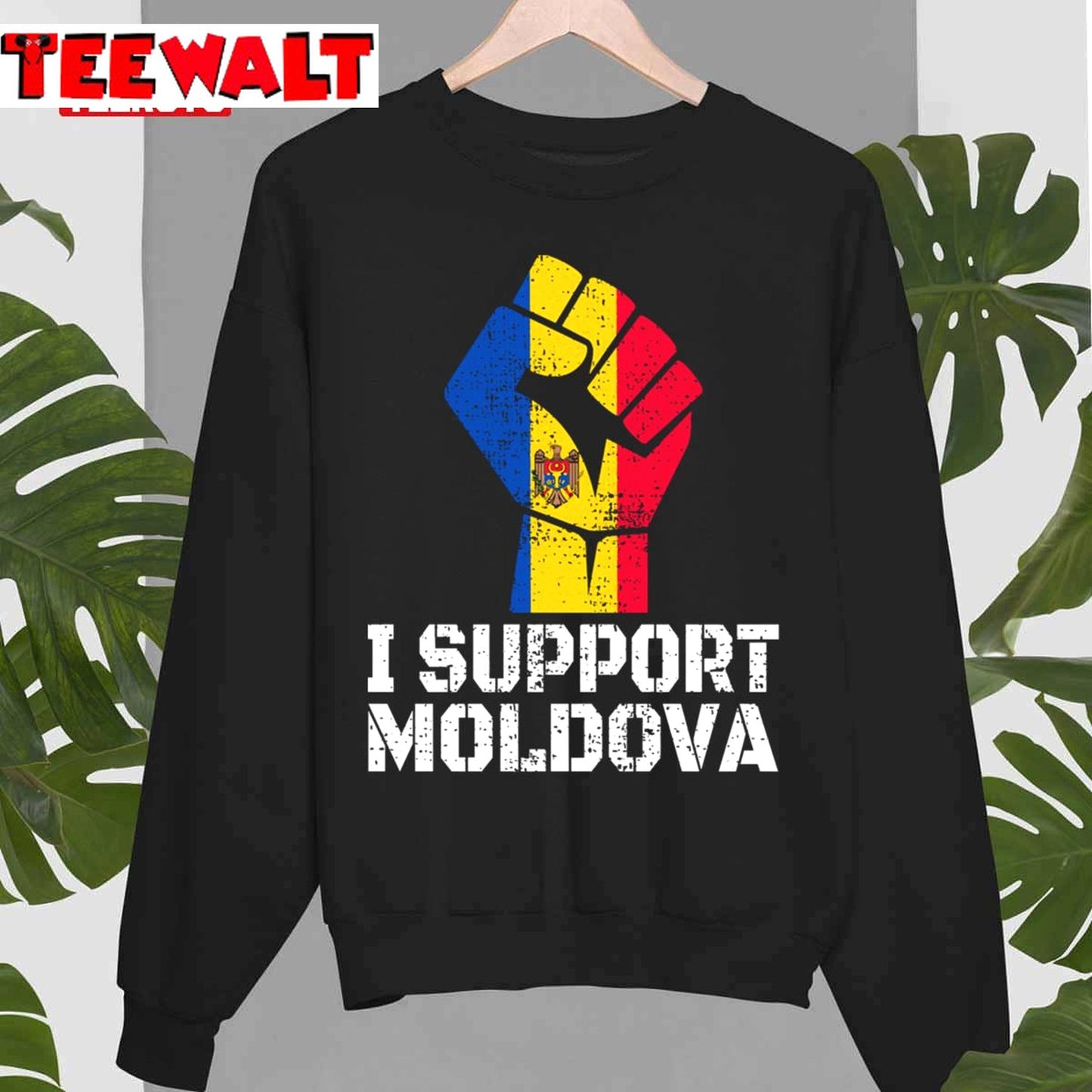 I Support Moldova Moldova Thumb Unisex T-Shirt