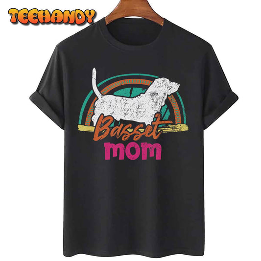 Basset Hound Mom - Basset Hound Dog T-Shirt