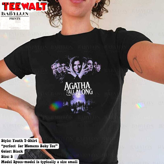 Agatha All Along T Shirt, Marvel Show D1sney Sweatshirt