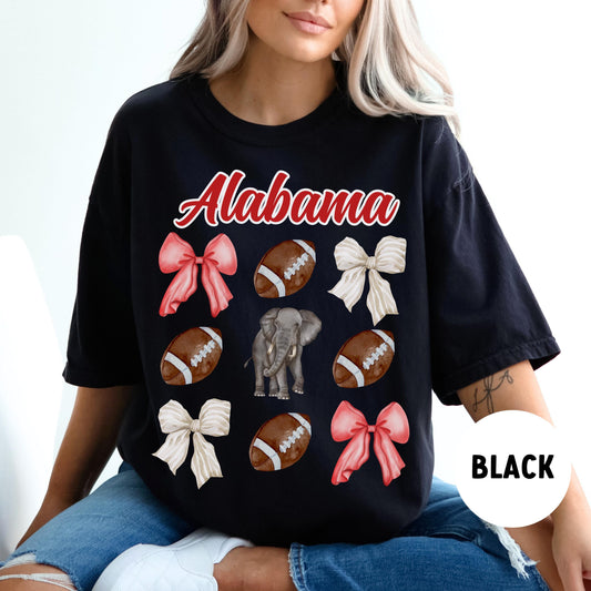 Alabama Football Shirt - College Game Day Comfort Colors Coquette