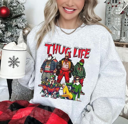 Thug Life Christmas Tee, Funny Shirt For Movie Fans