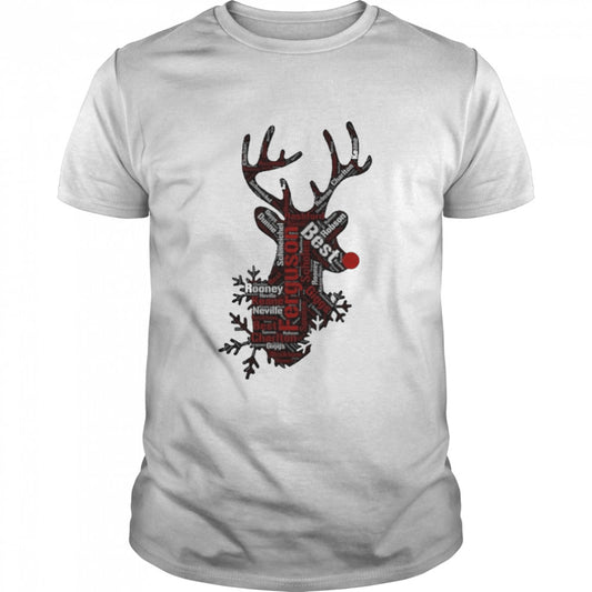 XMAS Reindeer Manchester United Football Shirts