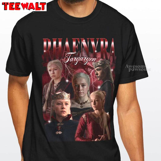 Vintage Rhaenyra Targaryen Shirt, Must Have Targaryen Unisex Hoodie Crewneck