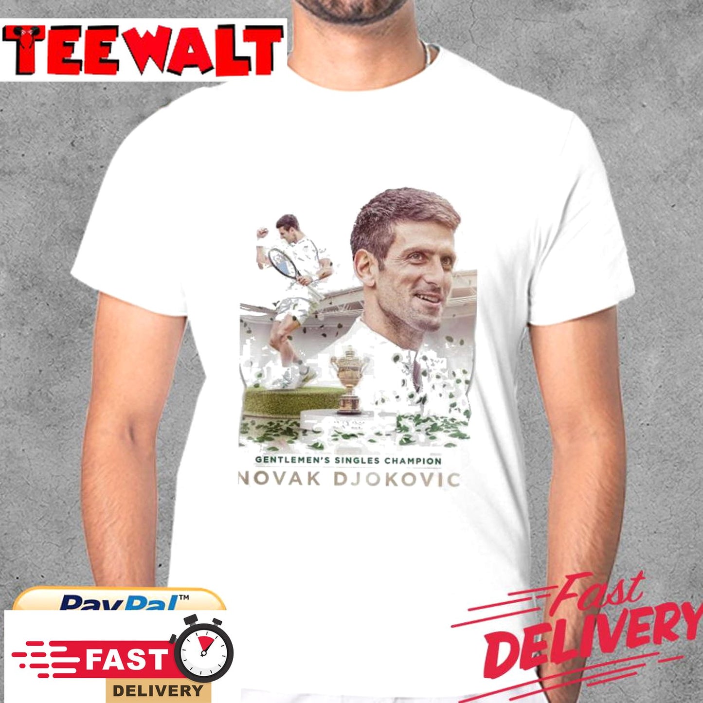 Novak Djokovic T Shirt Novak Djokovic Gentlemen’s Singles Champion Shirt