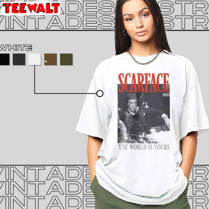 Limited Al Pacino T Shirt , Trendy Scarface Shirt Sweater