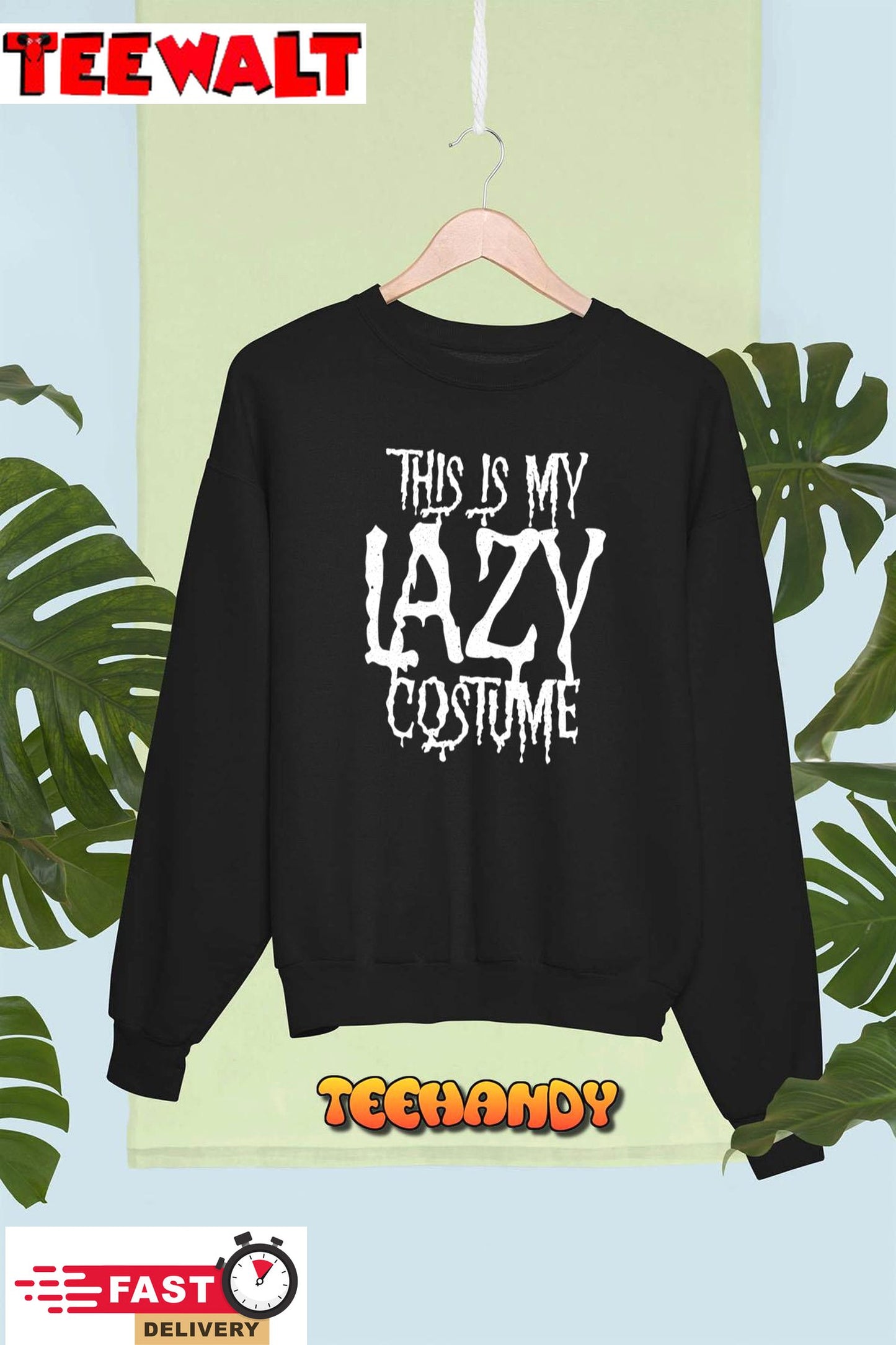 This Is My Lazy Costume - Funny Halloween Lazy Cheapskate T-Shirt