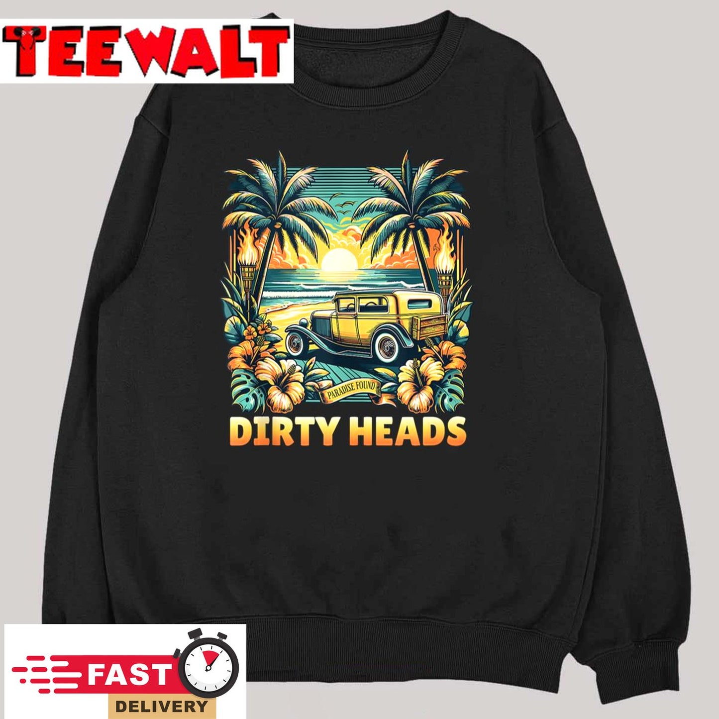 Dirty Heads Retro Beach T-Shirt Tank Top