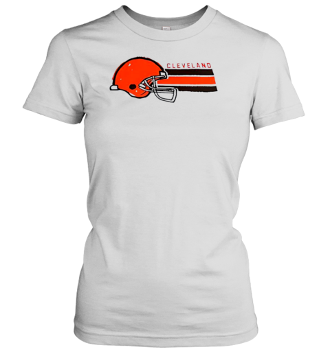 Helmet Cleveland Horizontal Lines T-Shirt