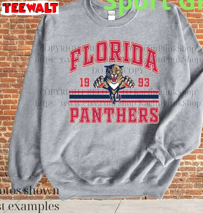 Creative Florida Hockey Hoodie , Groovy Florida Panthers Shirt Long Sleeve