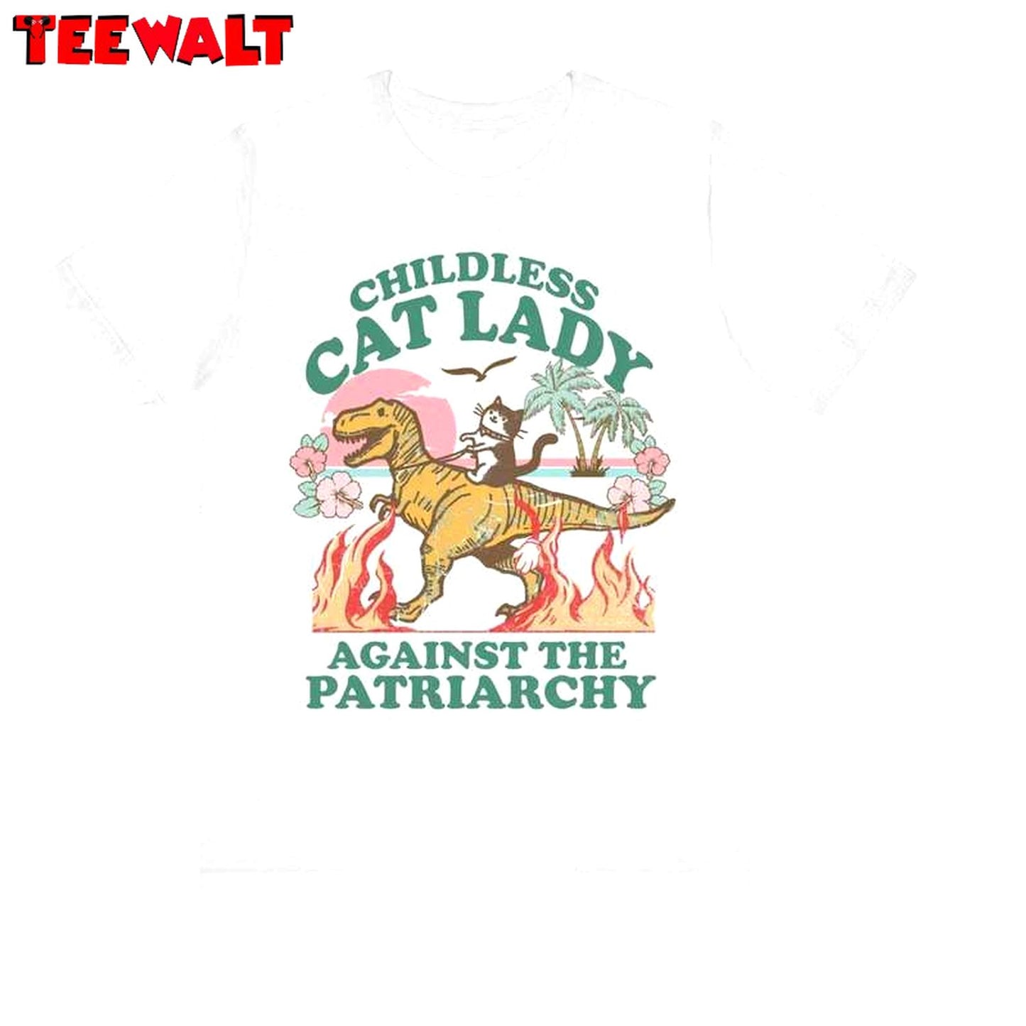 Kamala Childless Cat Lady Shirt, Against The Patriarchy Unisex Hoodie Tee Tops