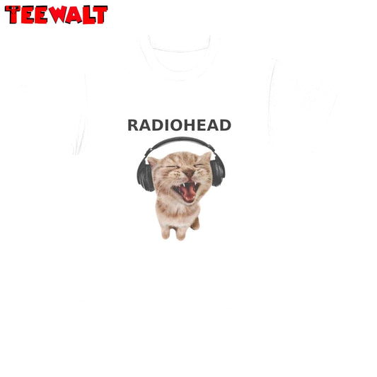 Radiohead Inspirational Shirt, Trendy Radiohead Cat Unisex T Shirt Unisex Hoodie