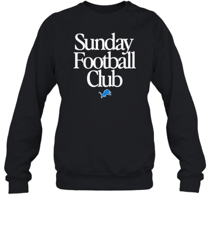 Discover the hottest Detroit Lions Sunday Football Club T-Shirt