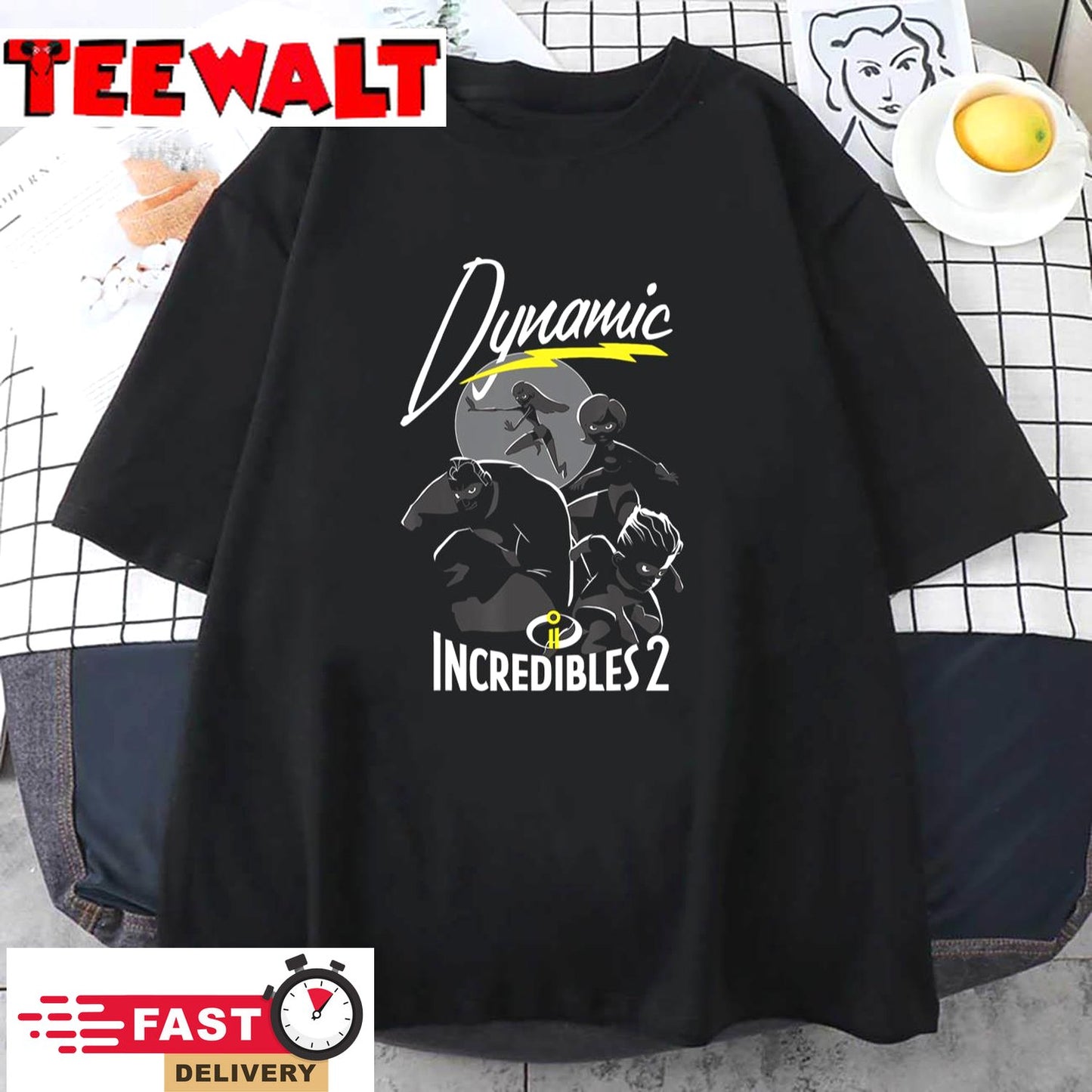 Disney Pixar Incredibles 2 Dynamic Family Team T-Shirt