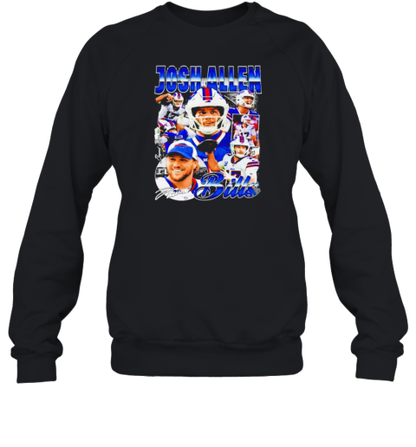 Josh Allen Buffalo Bills Football Graphic Signature 2024 T-Shirt