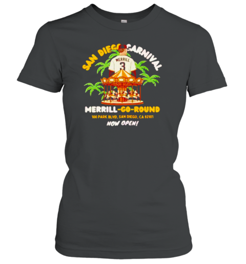 San Diego Carnival Merrill Go Round 100 Park Blvd San Diego T-Shirt