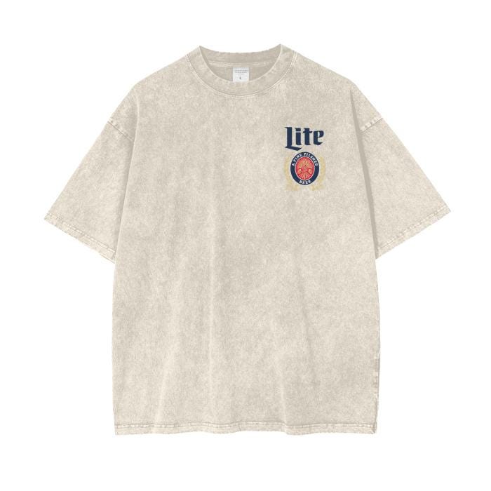 Vintage Miller Lite Beer Shirt, Retro Party Tee For All