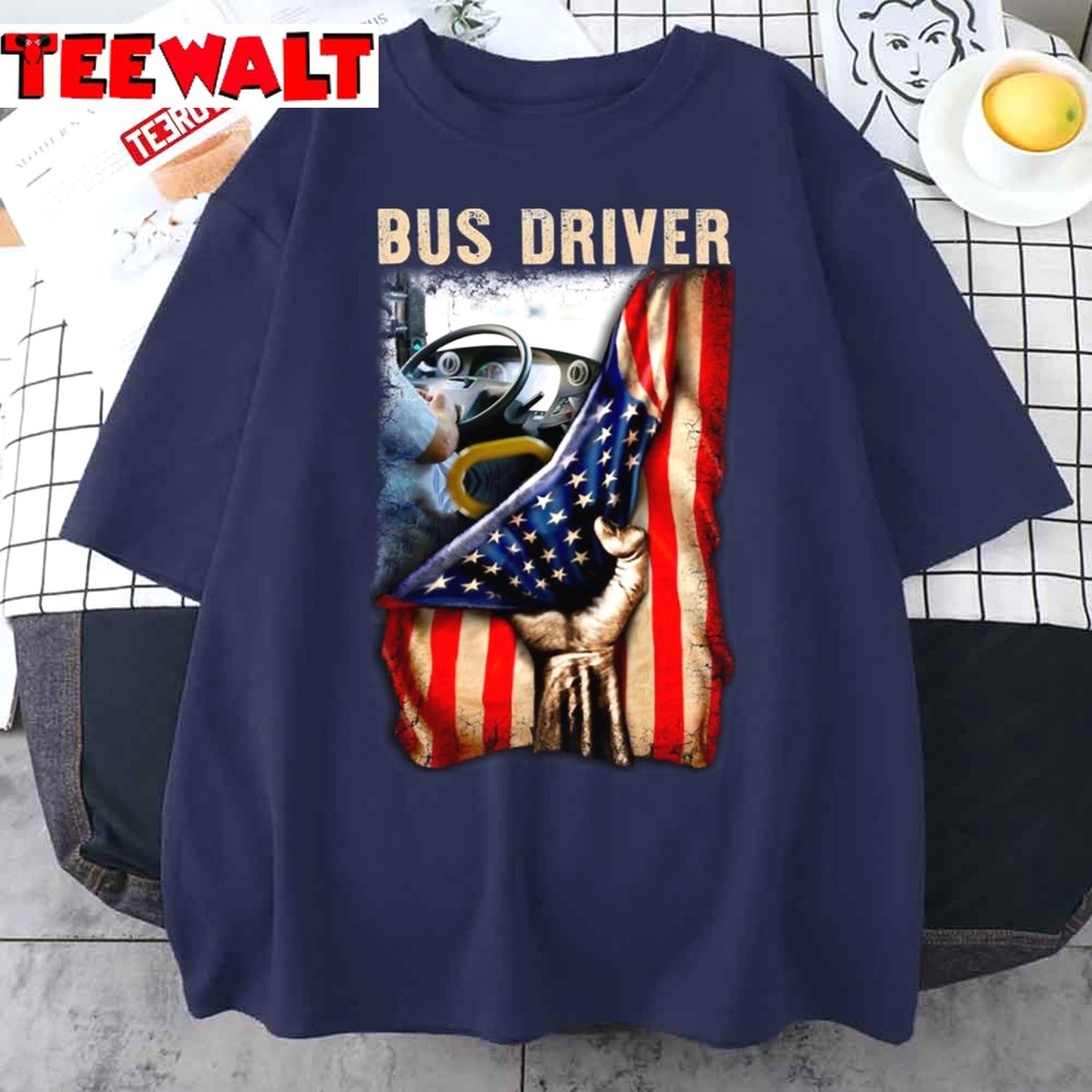 Glorious American Bus Driver Unisex T-Shirt